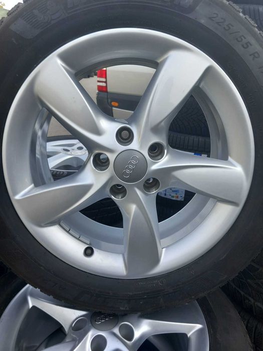 Jante Audi A6 Anvelope iarna Michelin Alpin 225 55 17