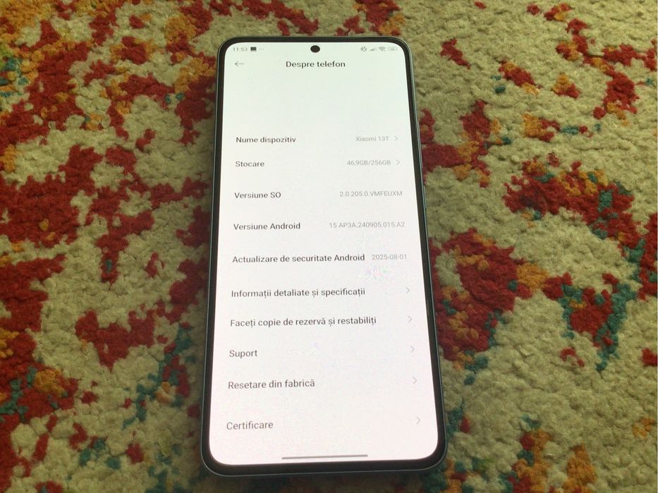 Xiaomi 13 T alpine blue 8/256 gb in stare excelenta