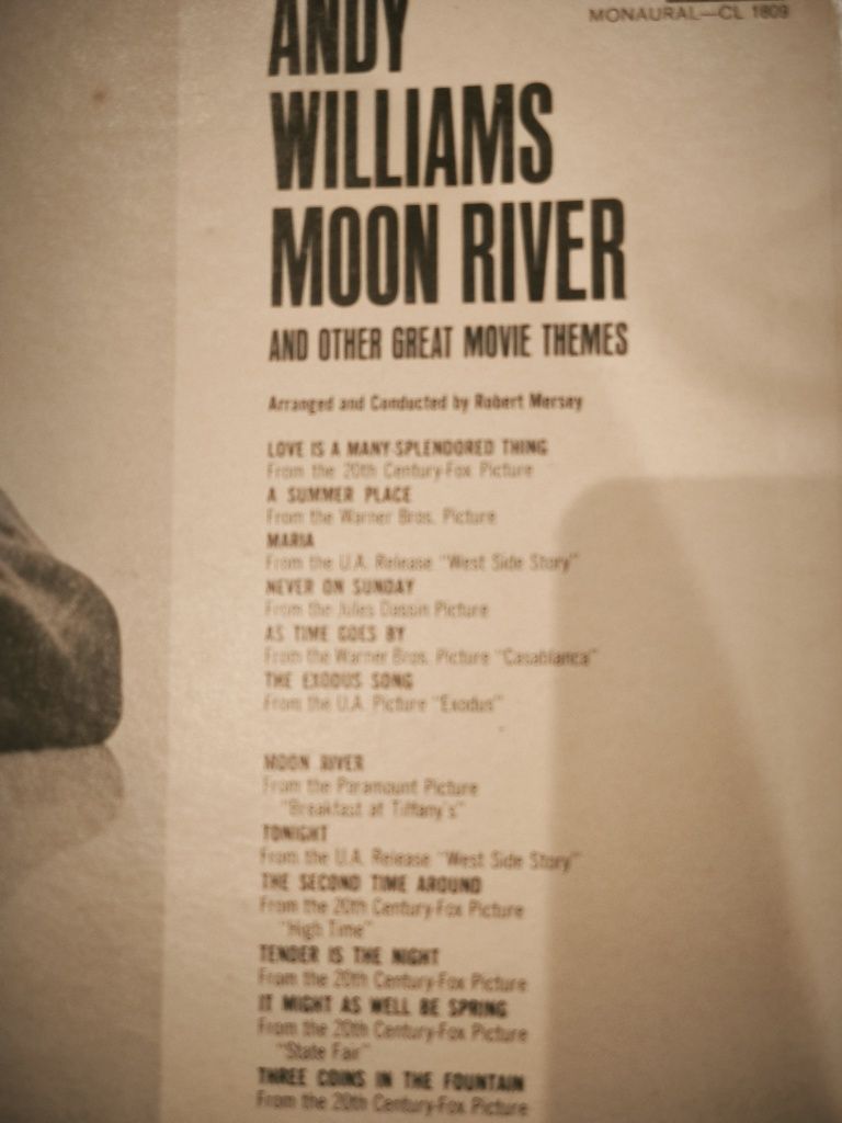 Vinil Andy Williams