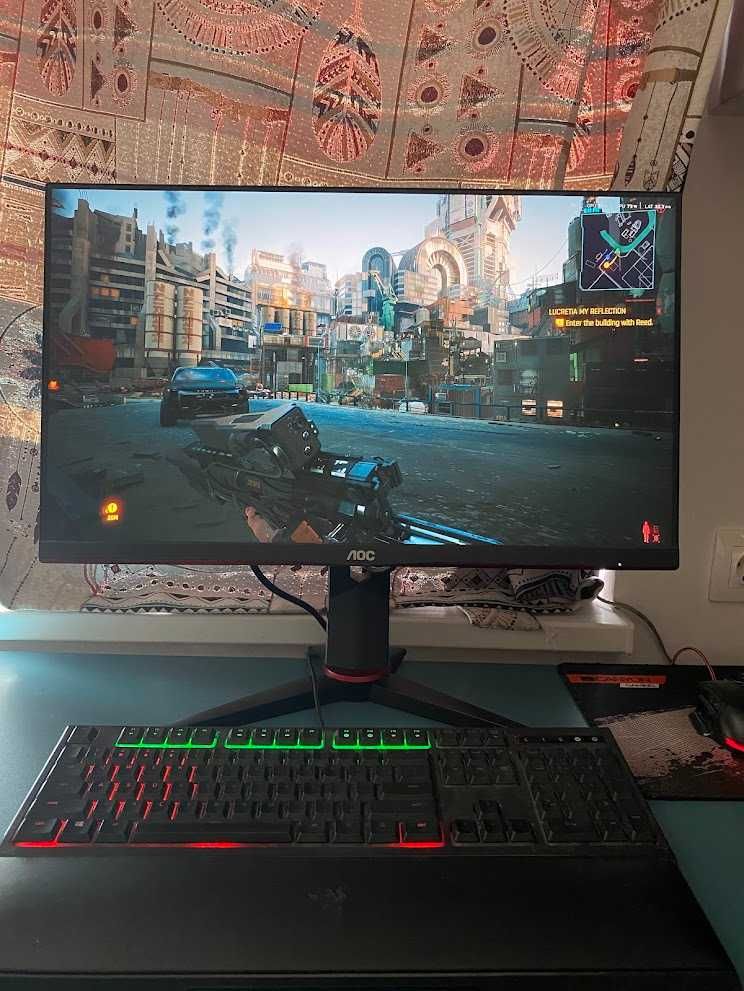 Монитор AOC 24G2U – 24", 1080p, 144Hz, 1ms