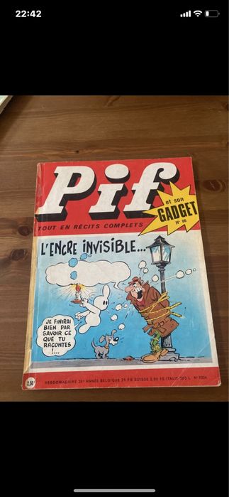 Reviste PIF si Rahan in franceza anii 1960 si 1970