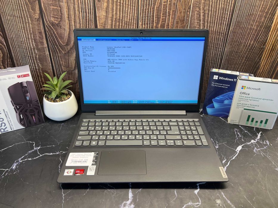 Ноутбук Lenovo IdeaPad L340 для работы | Athlon 300U | 4GB | 256GB