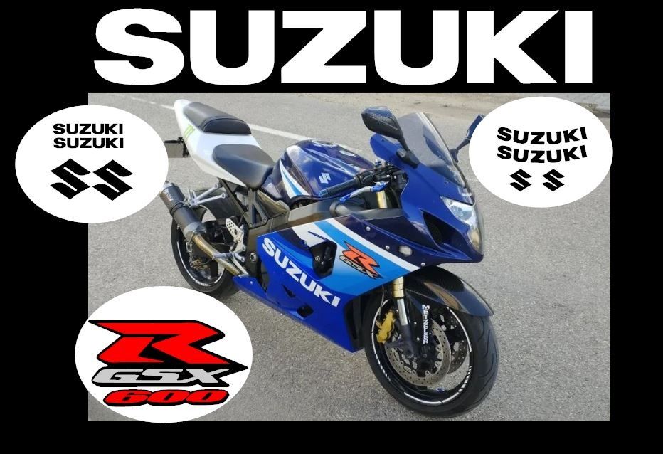 Stickere Suzuki gsxr 600 750 1000