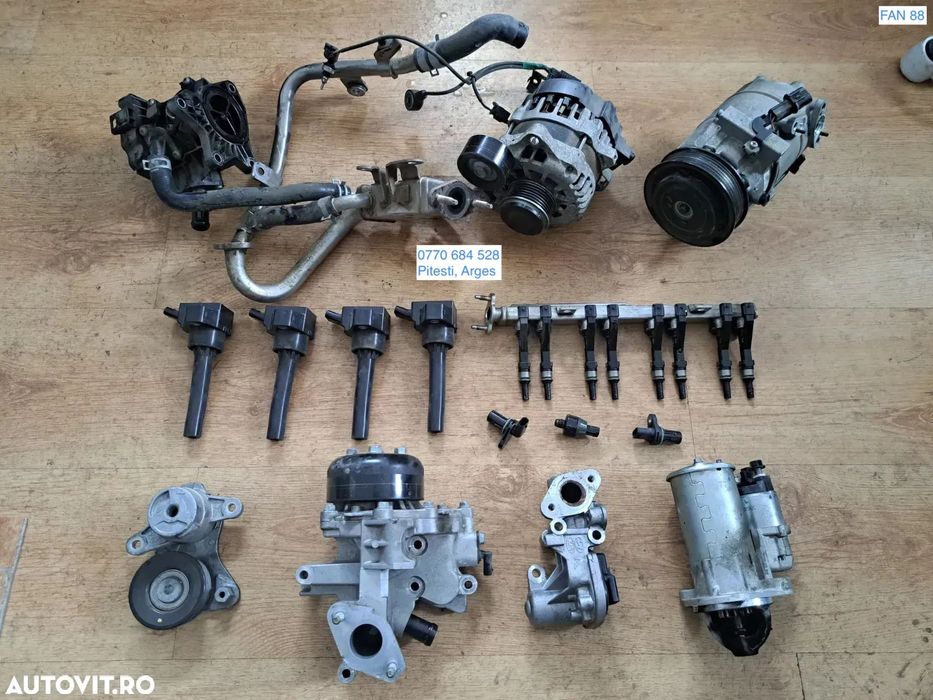 Anexe motor Hyundai I30 1.5i PD PDE G4LC Electromotor EGR Injectoare Rampa injectoare Bobina inductie Compresor clima Alternator Pompa apa