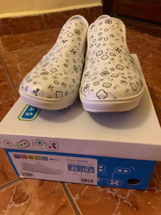 Saboti medicali dama, piele naturala, marimea 42