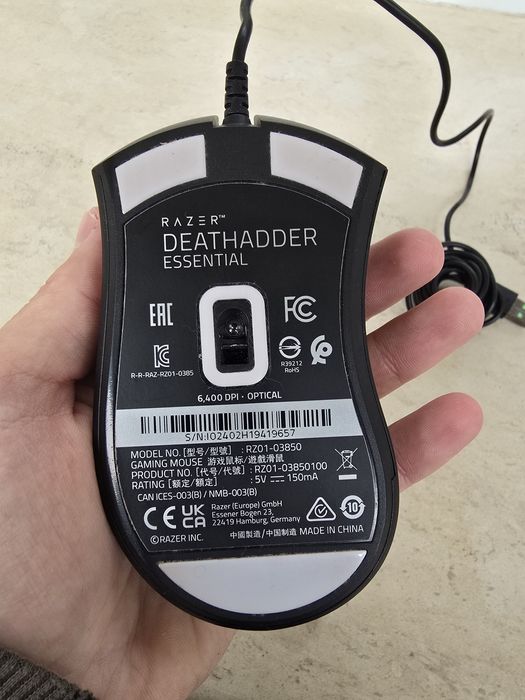 Razer DeathAdder Essential • 6400 DPI • Отлично състояние