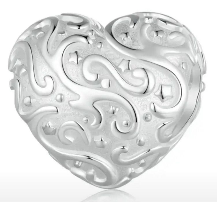 Серебряный шарм-подвеска