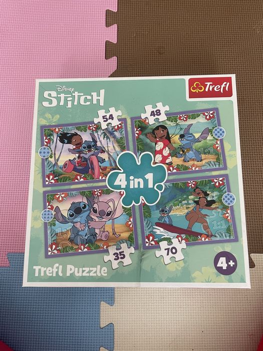 Puzzle 4 in 1 Stitch