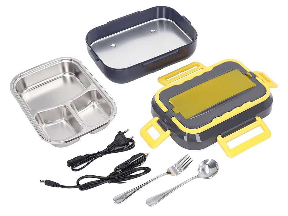 Кутия за затопляне на обяд за 12 или 220V INOX