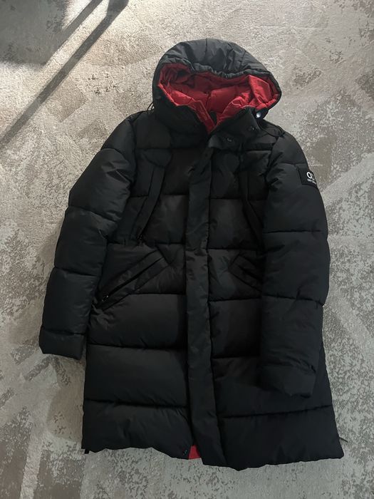 Куртка теплая зимния удлинёная