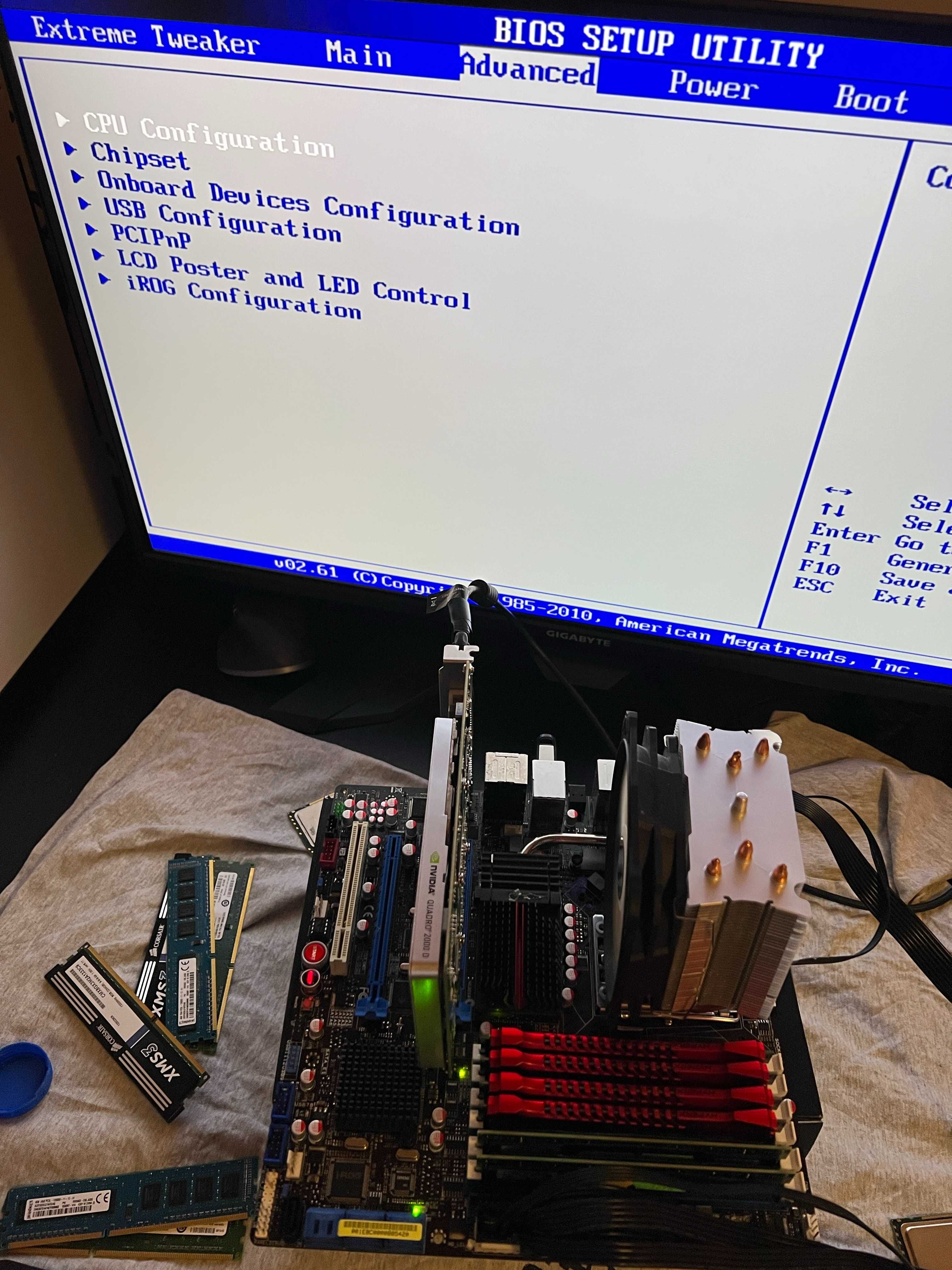 Дъно Дънна платка ASUS Rampage II Gene X58 1366 DDR3 до 48GB RAM