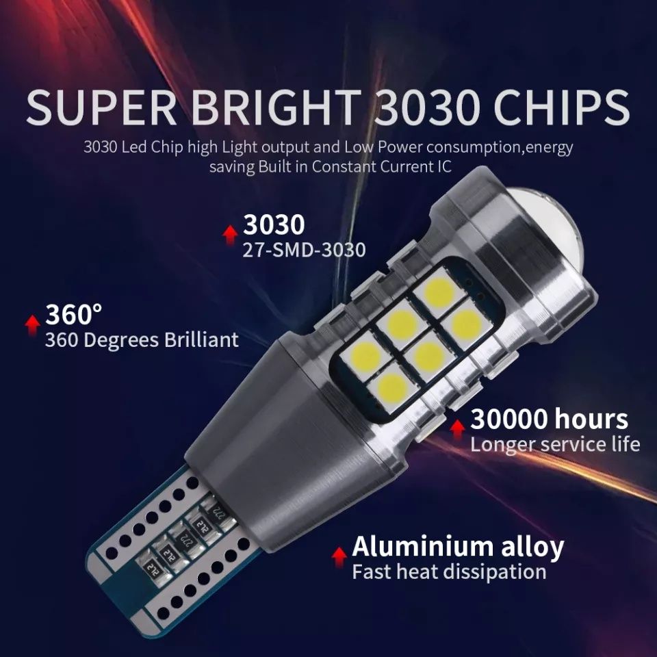 Лед Крушки LED Т15 W16W 12-24v.