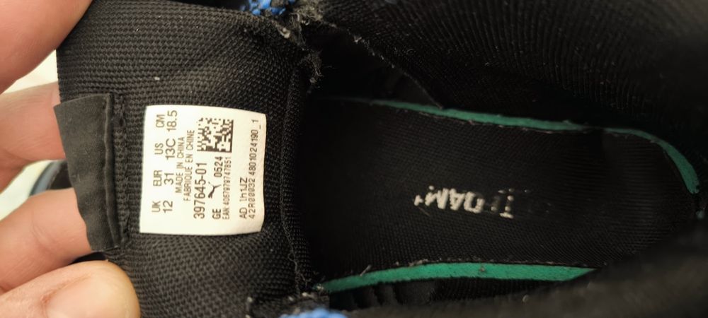 Puma Evolve Trail Jr pentru copii toamna iarna Marimea 31