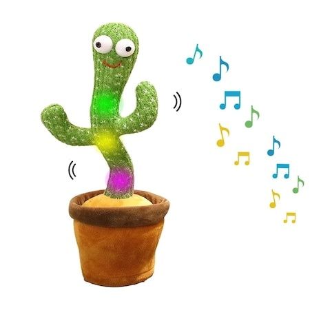 Танцуващ и пеещ кактус Cactus, говореща интерактивна играчка