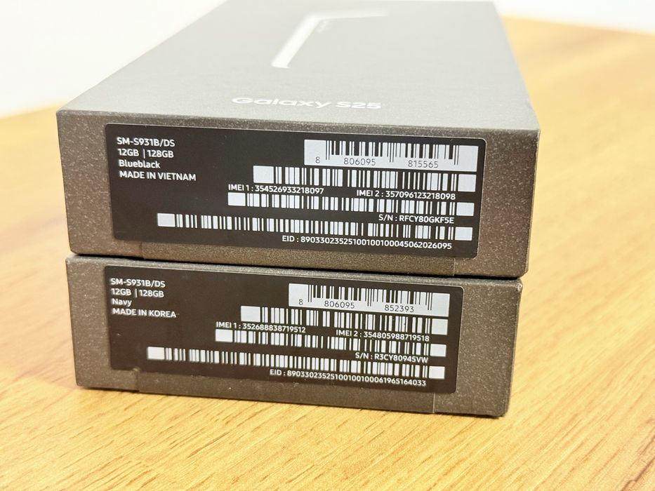 Samsung Galaxy S25 чисто нови!!!