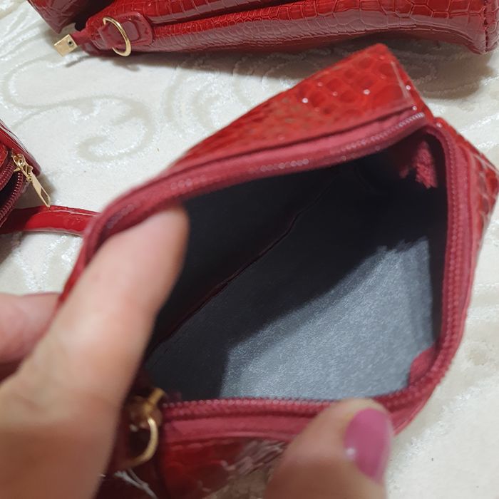 Set de 5 bucati Genti elegante din Piele Ecologica Lacuita