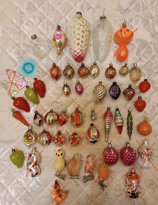 Игрушки новогодние СССР