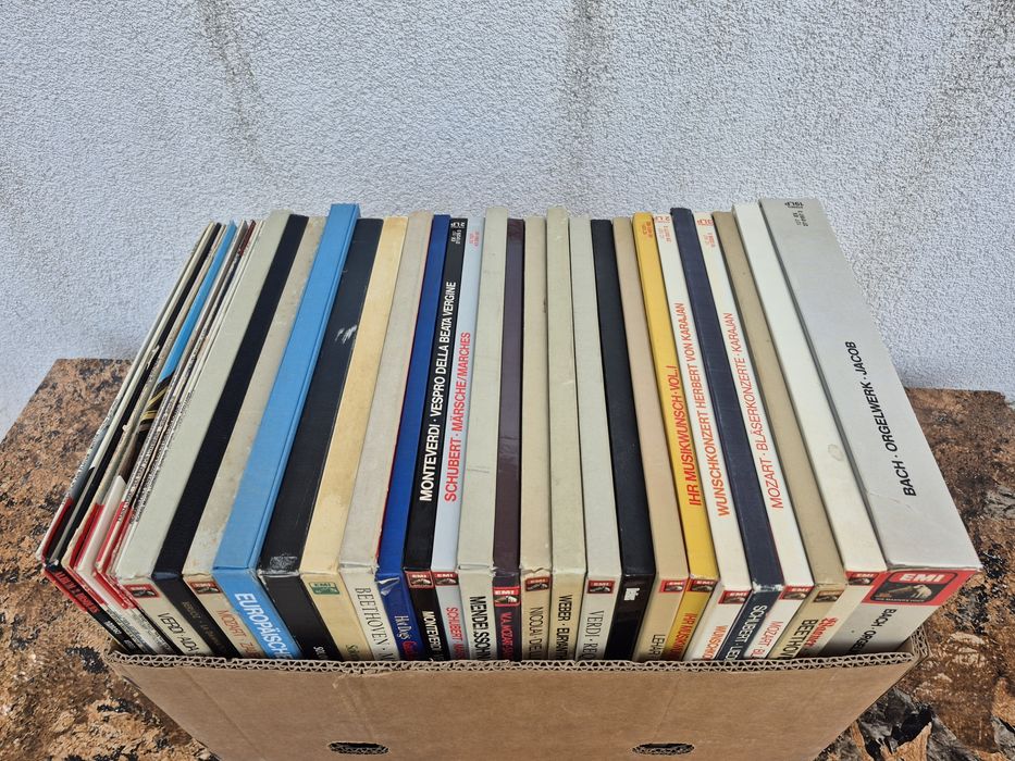 Vând Lot 150 Discuri Vinil colectia EMI HIS MASTERS VOICE muzica clasi