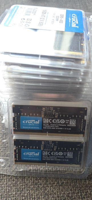 Ram Sodimm Crucial Kit 16Gb DDr5 4800 pt laptop Noi Garantie