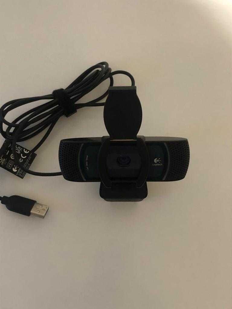Camera Web/Webcam Logitech B910 HD lentile Carl Zeiss Tessar USB