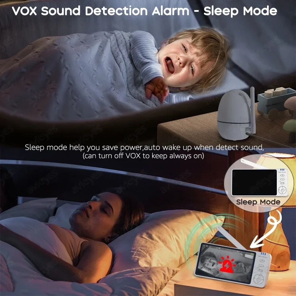 Видеоняня, няня, радионяня, babyphone ABM501, videonyanya