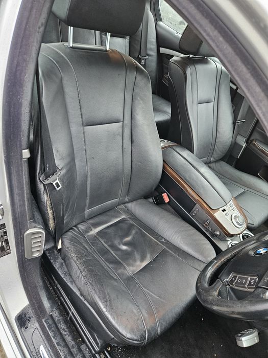 Interior piele negru bmw e65