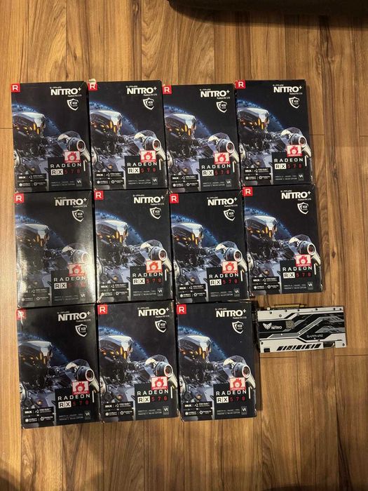 Vand 12 buc Saphire Nitro+ RX 570 4GB
