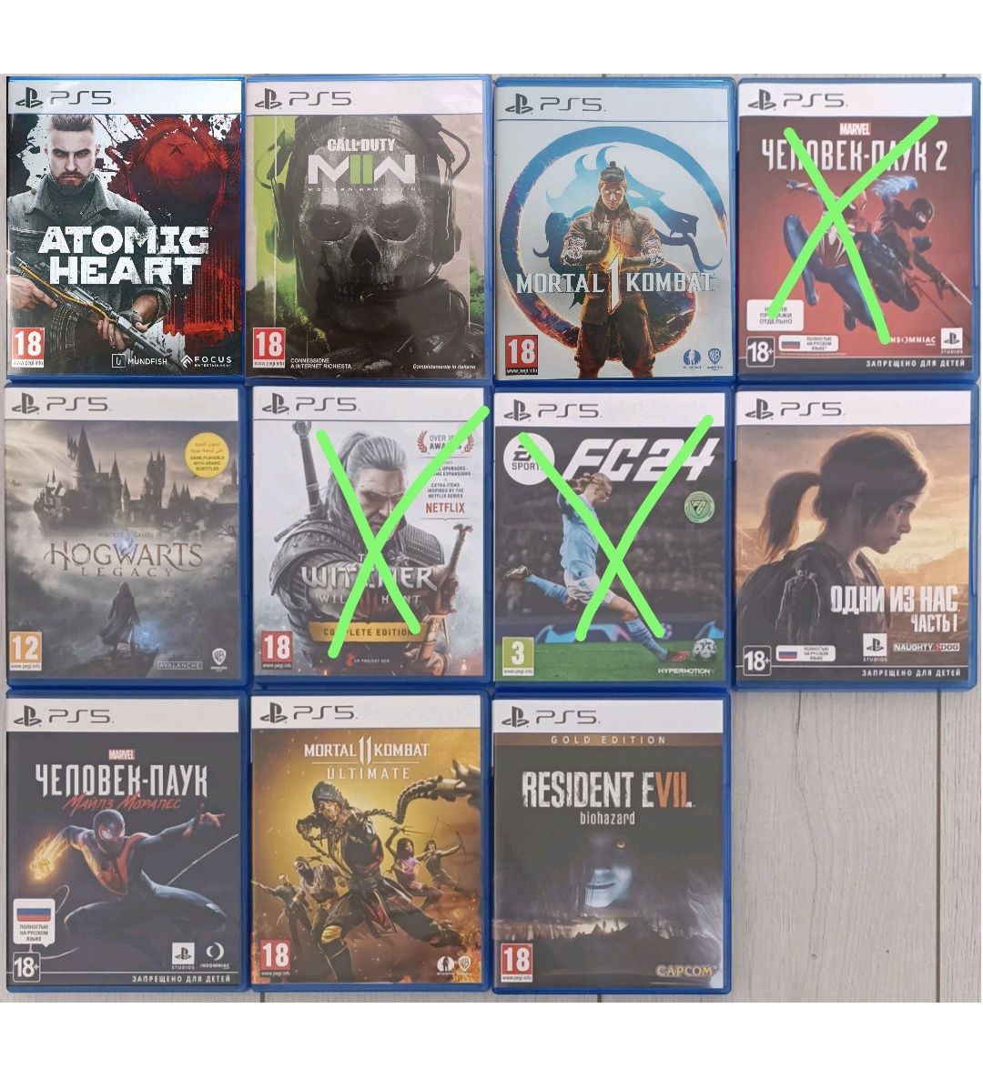 Игры для playstation 4 и ps5 на дисках в наличии в Кокшетау