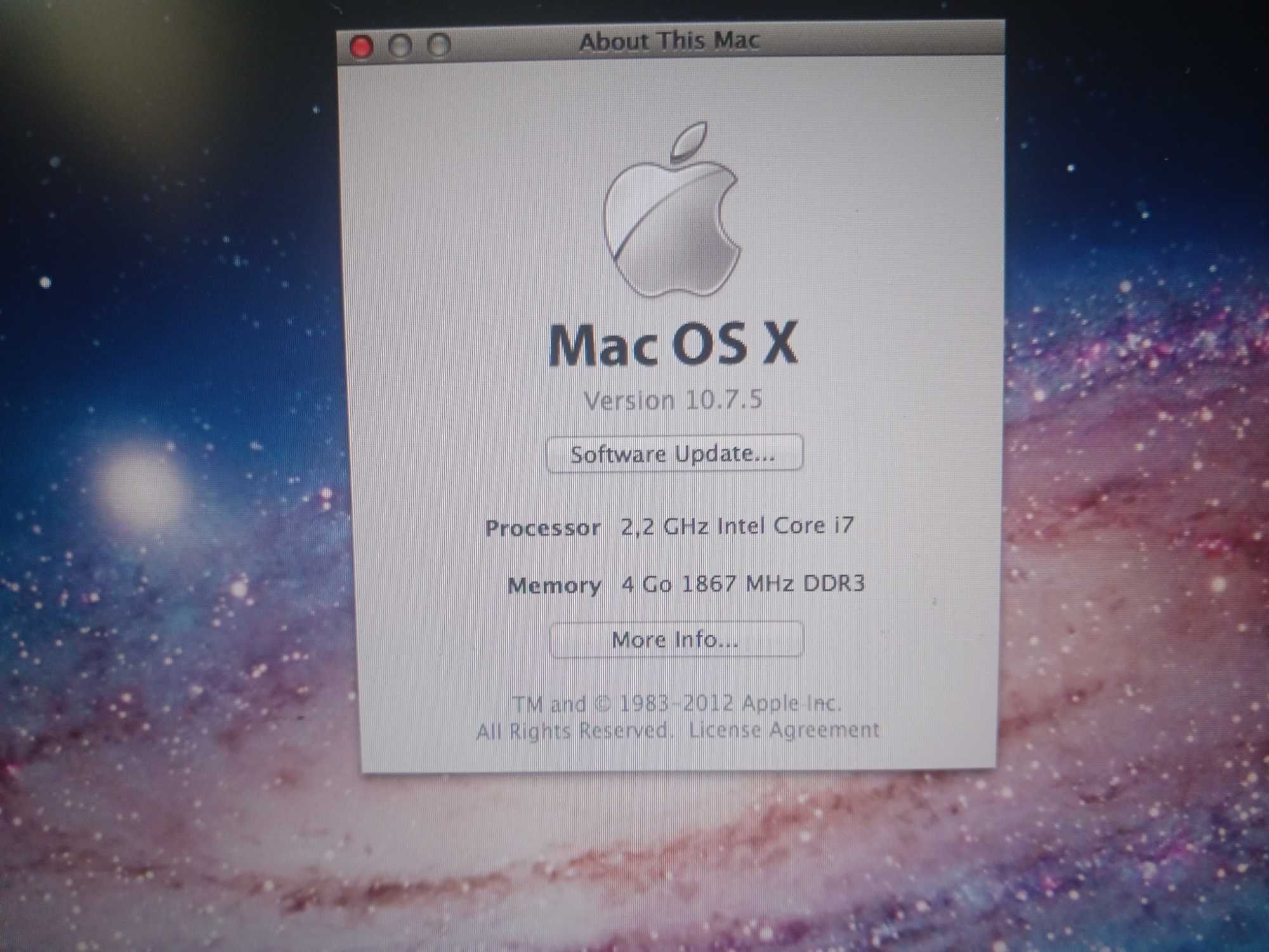 apple a1286 macbook pro 15 inch i7