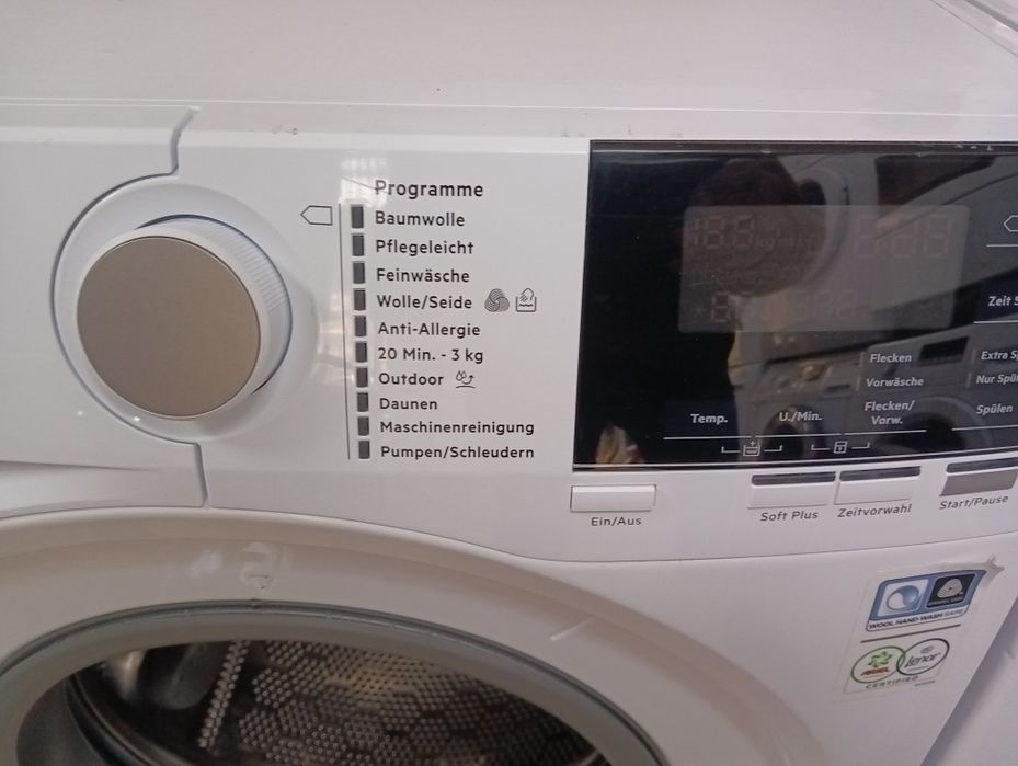 Комплект пералня и сушилня с термопомпа АЕГ Aeg 8кг А+++ 2год.Гаранция