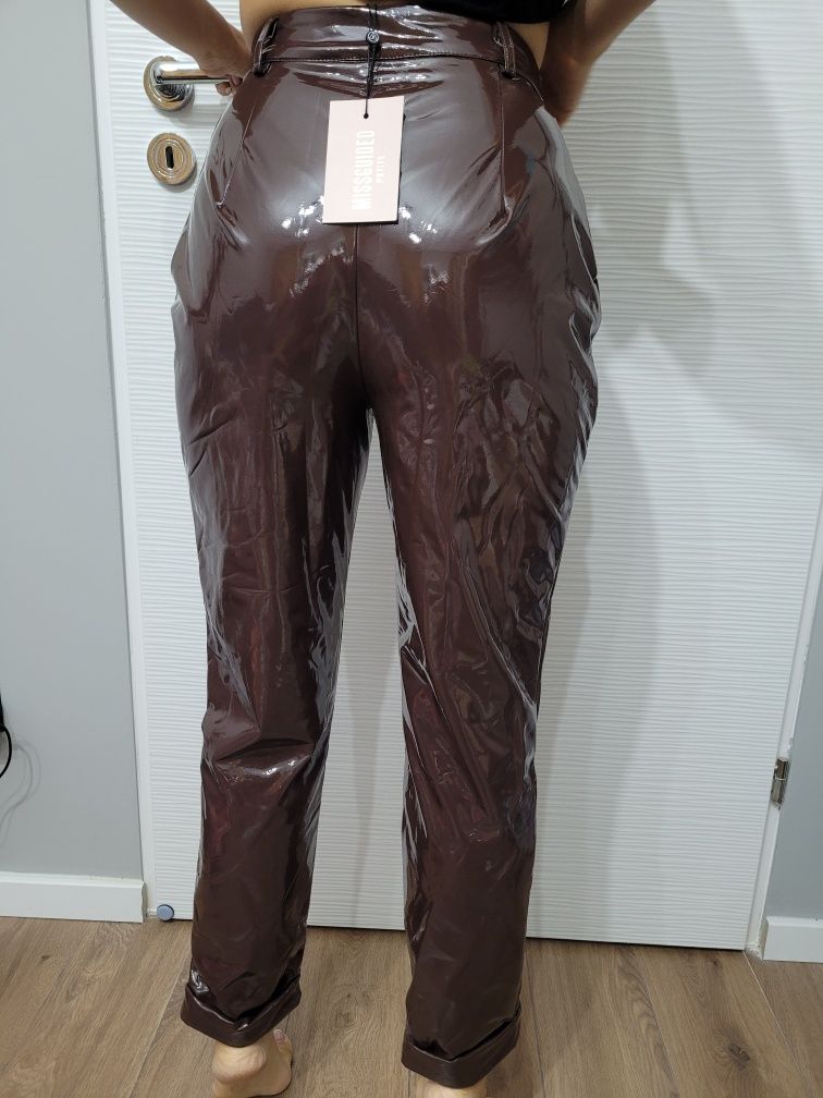 pantaloni sexy latex pvc lac moale