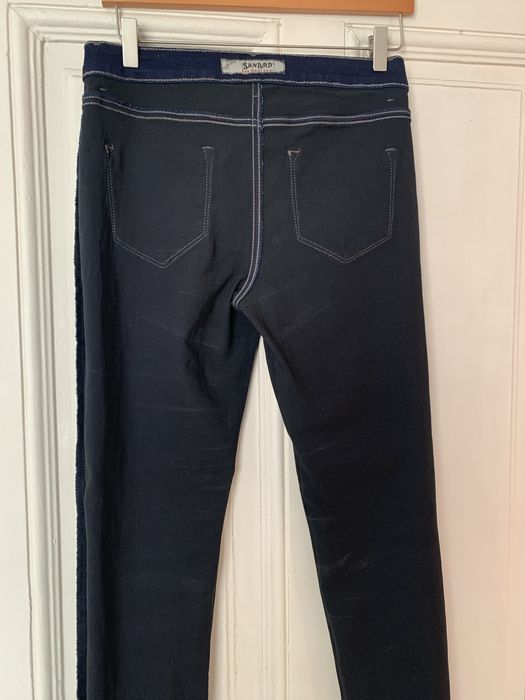 НОВИ мастилено син цвят дамски дънки+НОВ черен дамски панталон