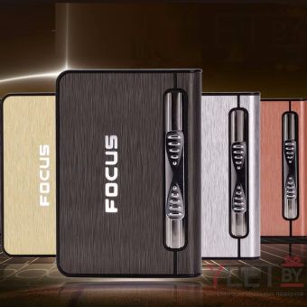 Портсигар с турбо зажигалкой