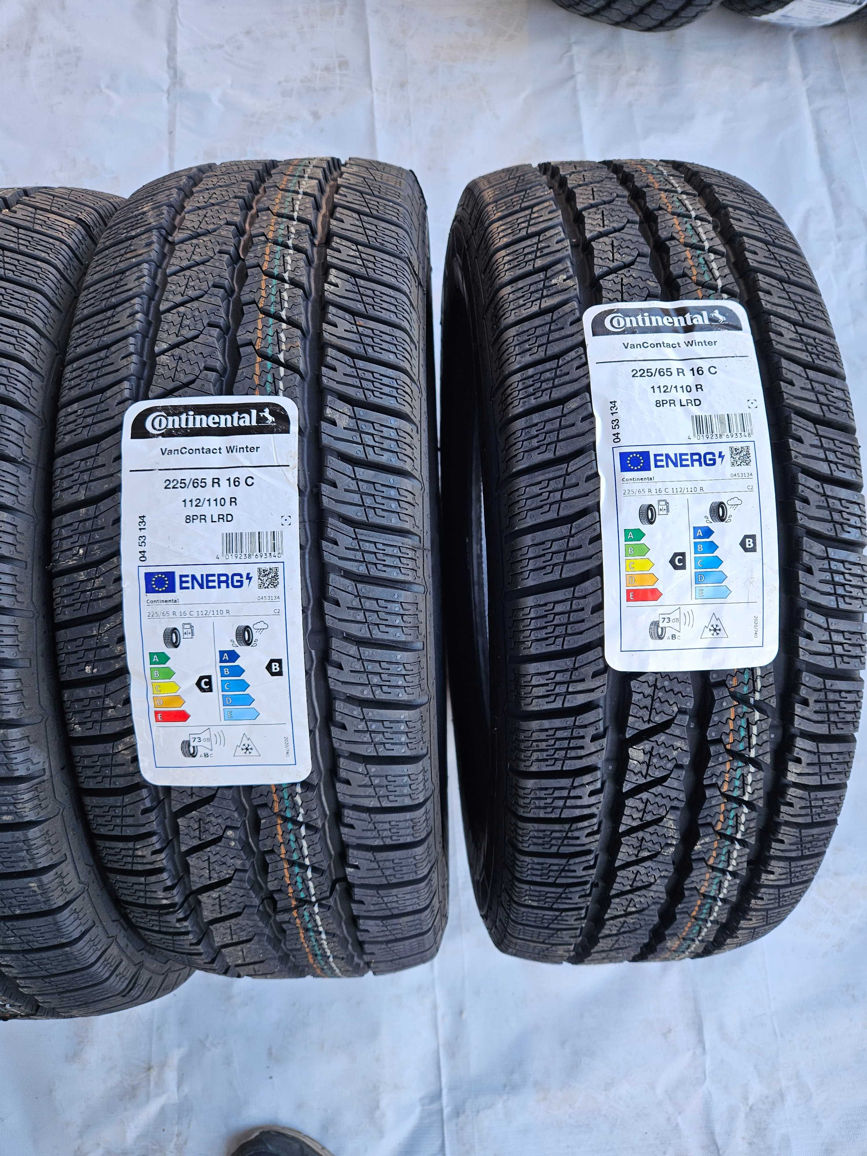 4 Нови бусови зимни гуми 225/65R16C Continental VanWinter DOT4024