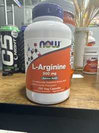 Now L-Arginine 500mg 250 veg capsules
