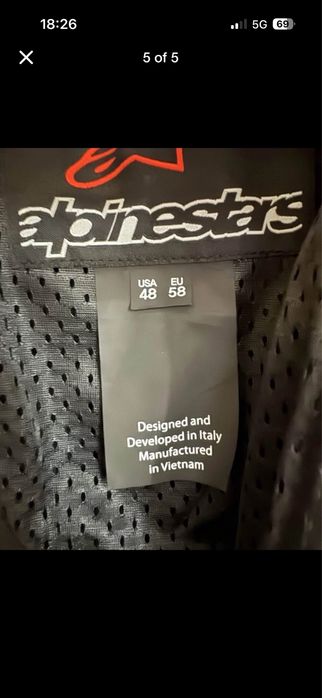 Цял екип Alpinestars 58/XL