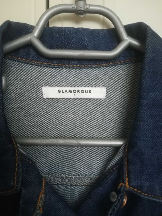 Дънково яке с пайети