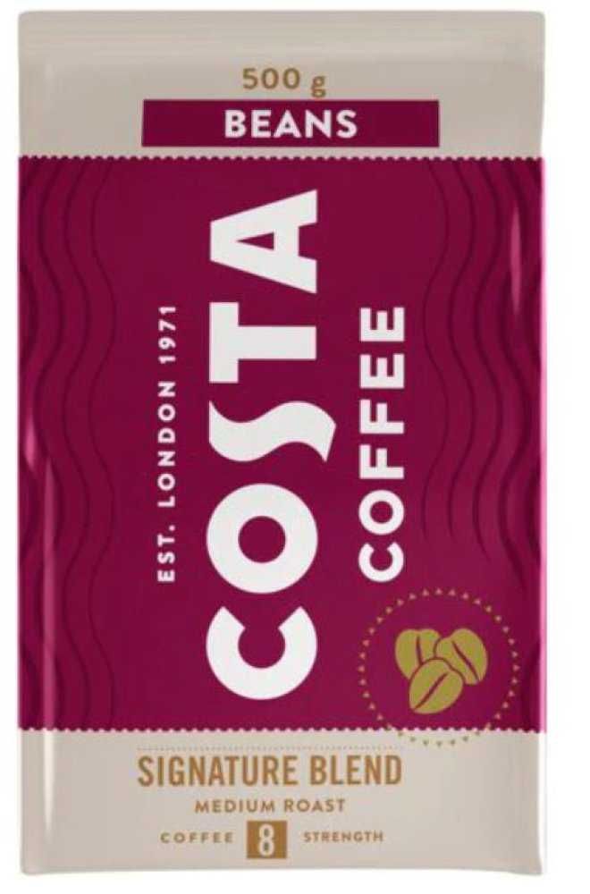 Cafea boabe Costa Signature Blend, prajire medie, 500g