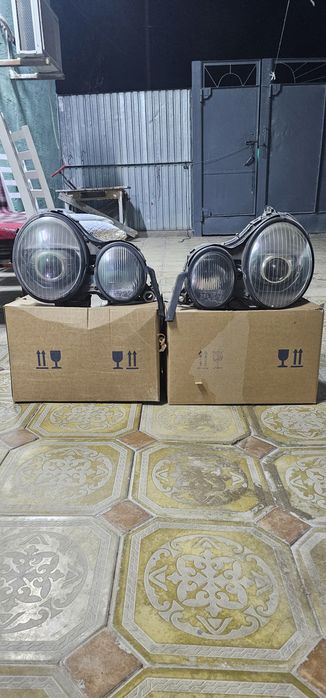 Блок фар лед w210