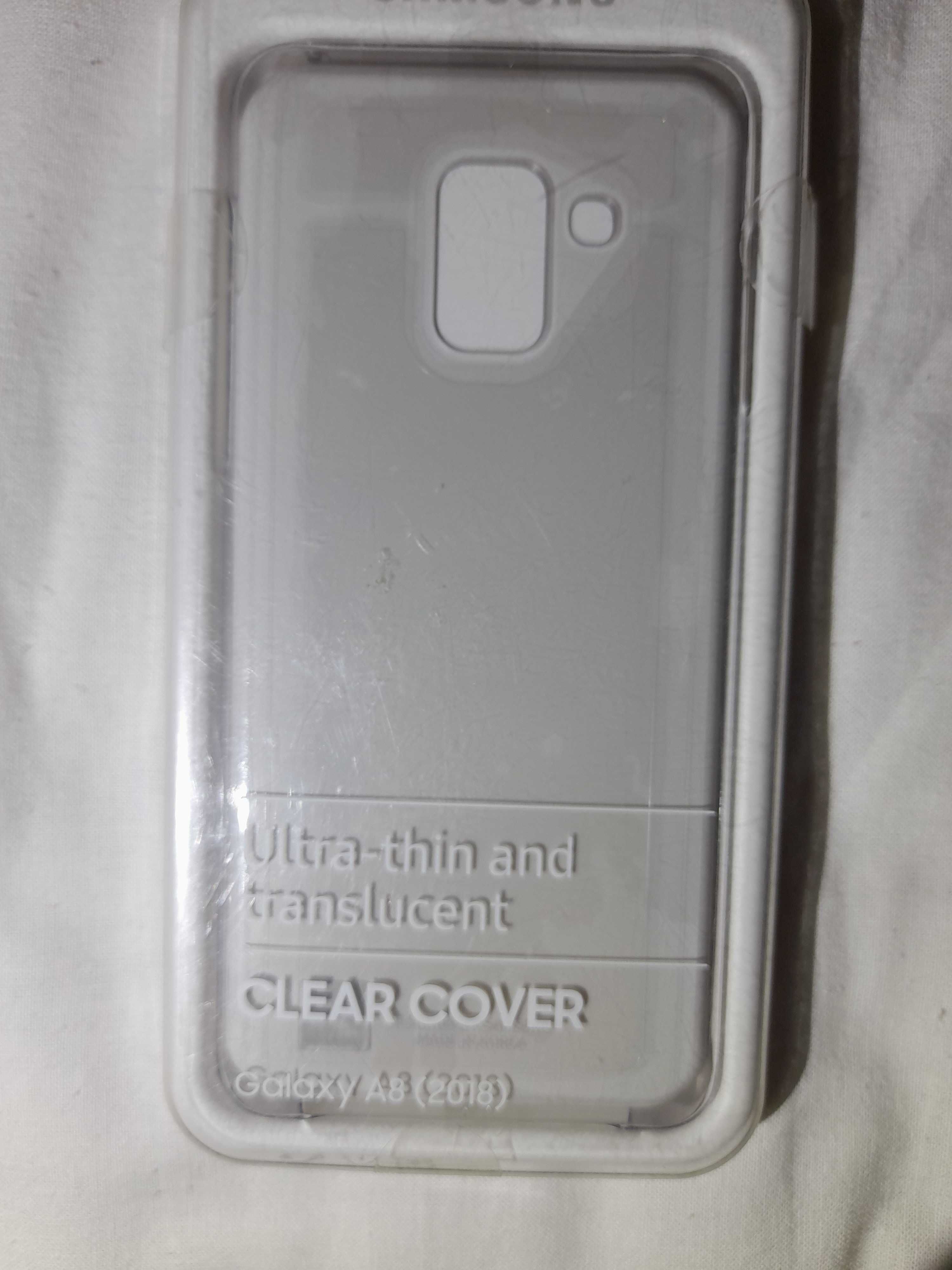 Huse Originale Samsung Galaxy  A8 (2018)  CLEAR COVER