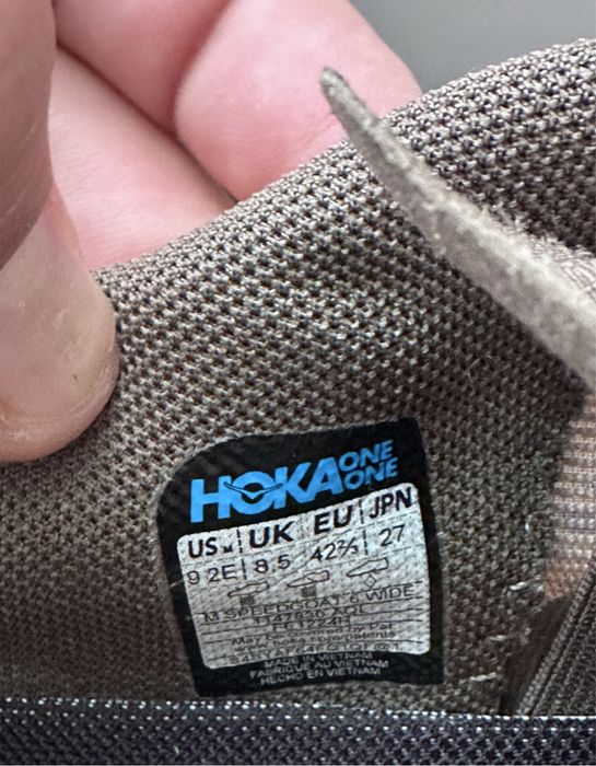 Hoka spd goat 6 WIDE