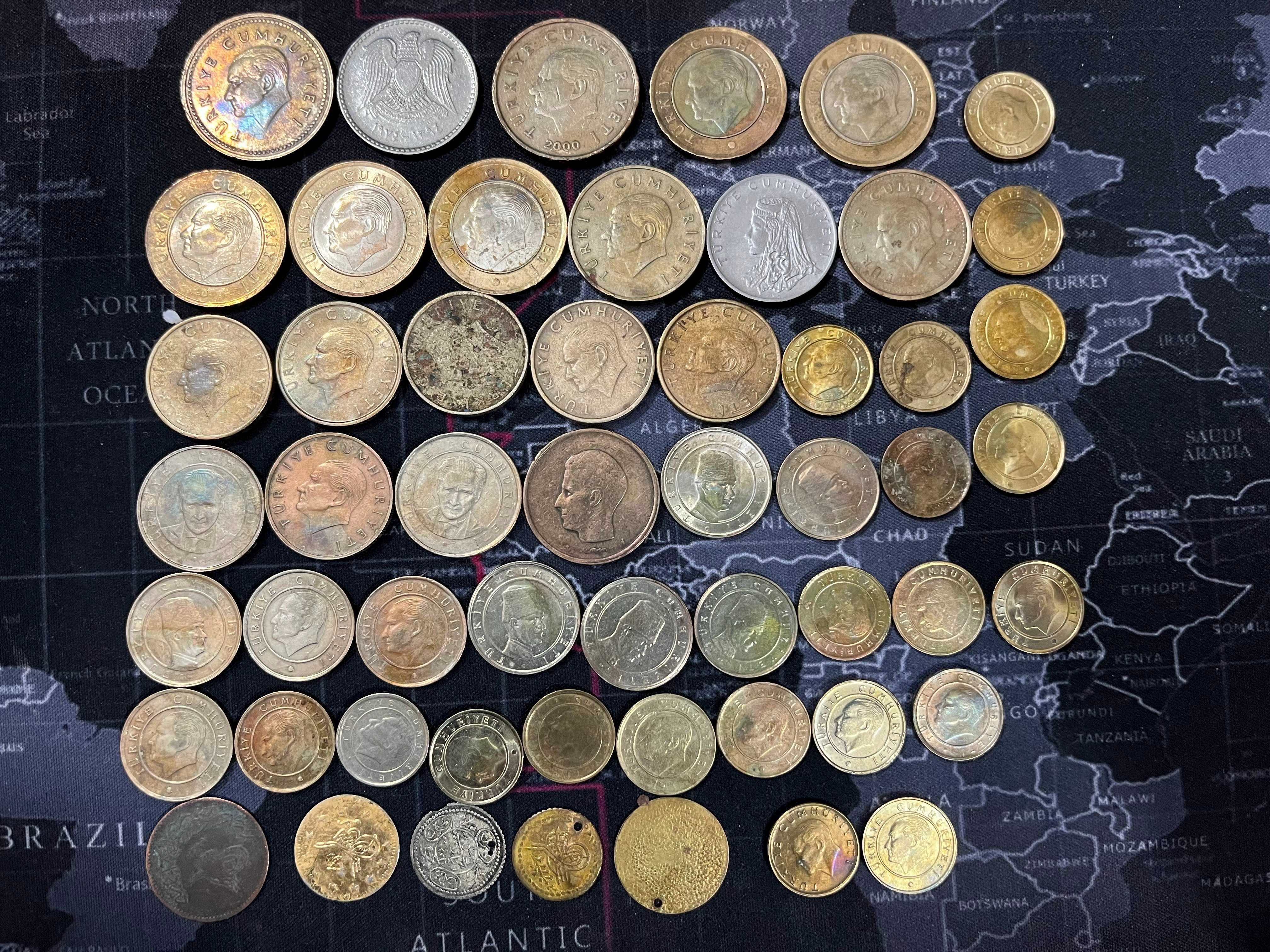 Лот от турски и арабски монети