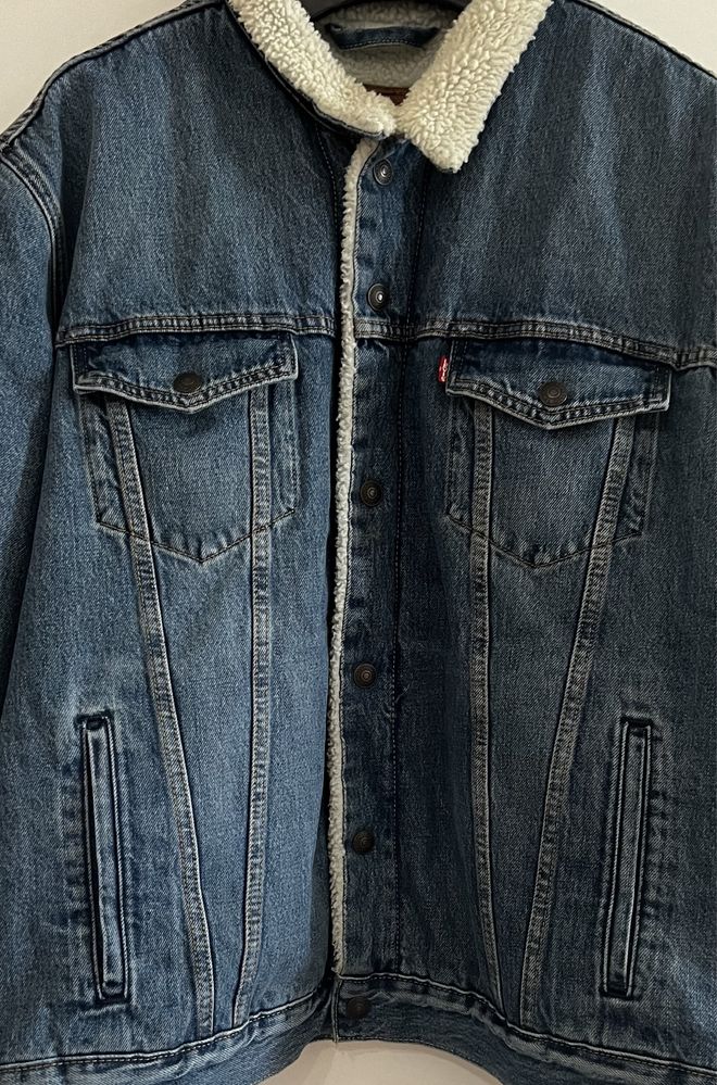 Levi’s джинсовая куртка с утеплителем