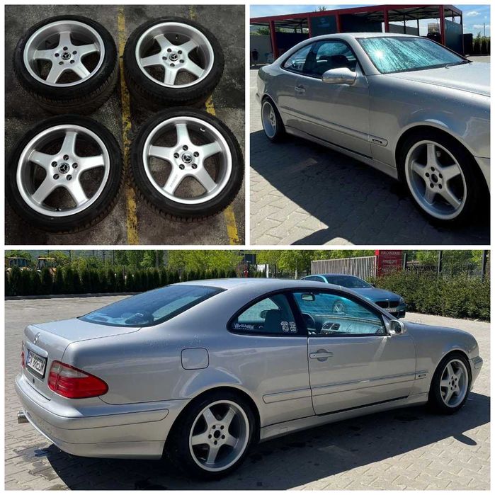 Jante BORBET E TYPE 17" 5x112 (mercedes) 9,5j cu 8j et 35