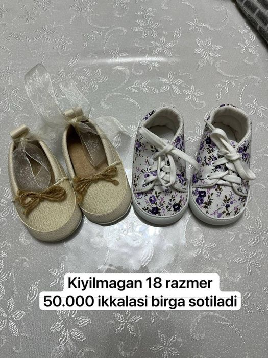 Detski obuv chaqalolaga tori keladi