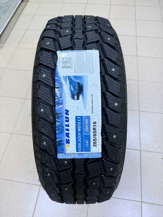 Зимние шины 265 65 R18 Sailun новые шипованные на Prado 250 LC300
