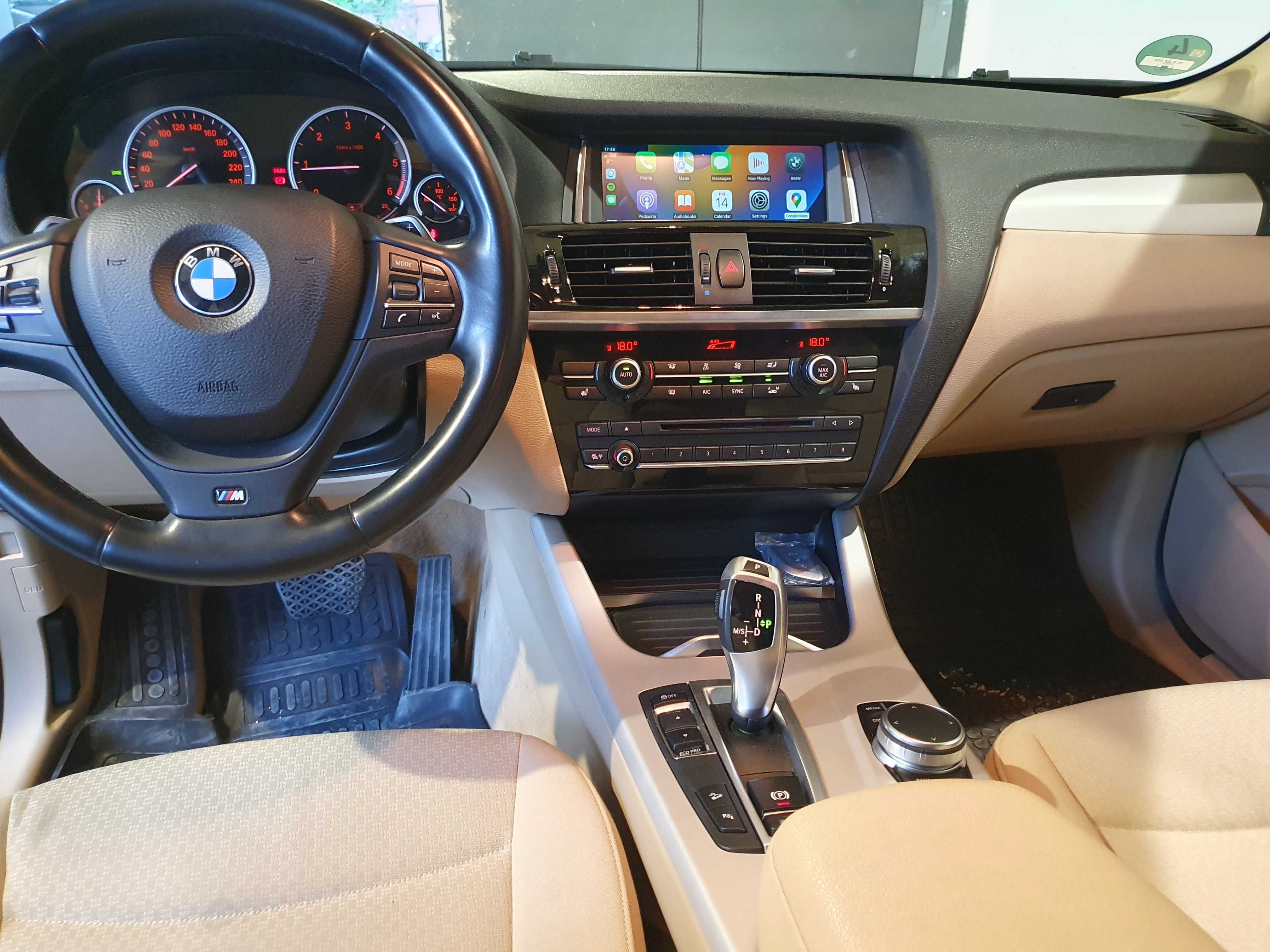Navigatie NBT EVO BMW X3 f25 X4 f26 Carplay Waze Screen Mirroring