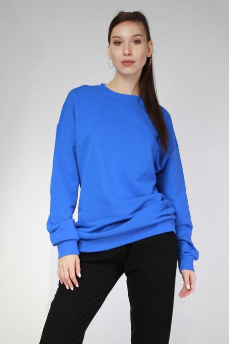 Свитшот без начеса/Брендирование униформы для сотрудников/Принт