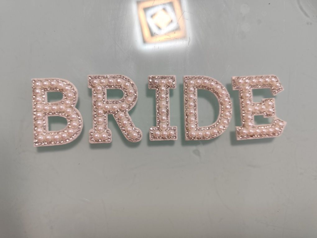 САМО ДНЕС БЕЗПЛАТНА ДОСТАВКА 21.07 Букви „BRIDE“ за сватба, моминско