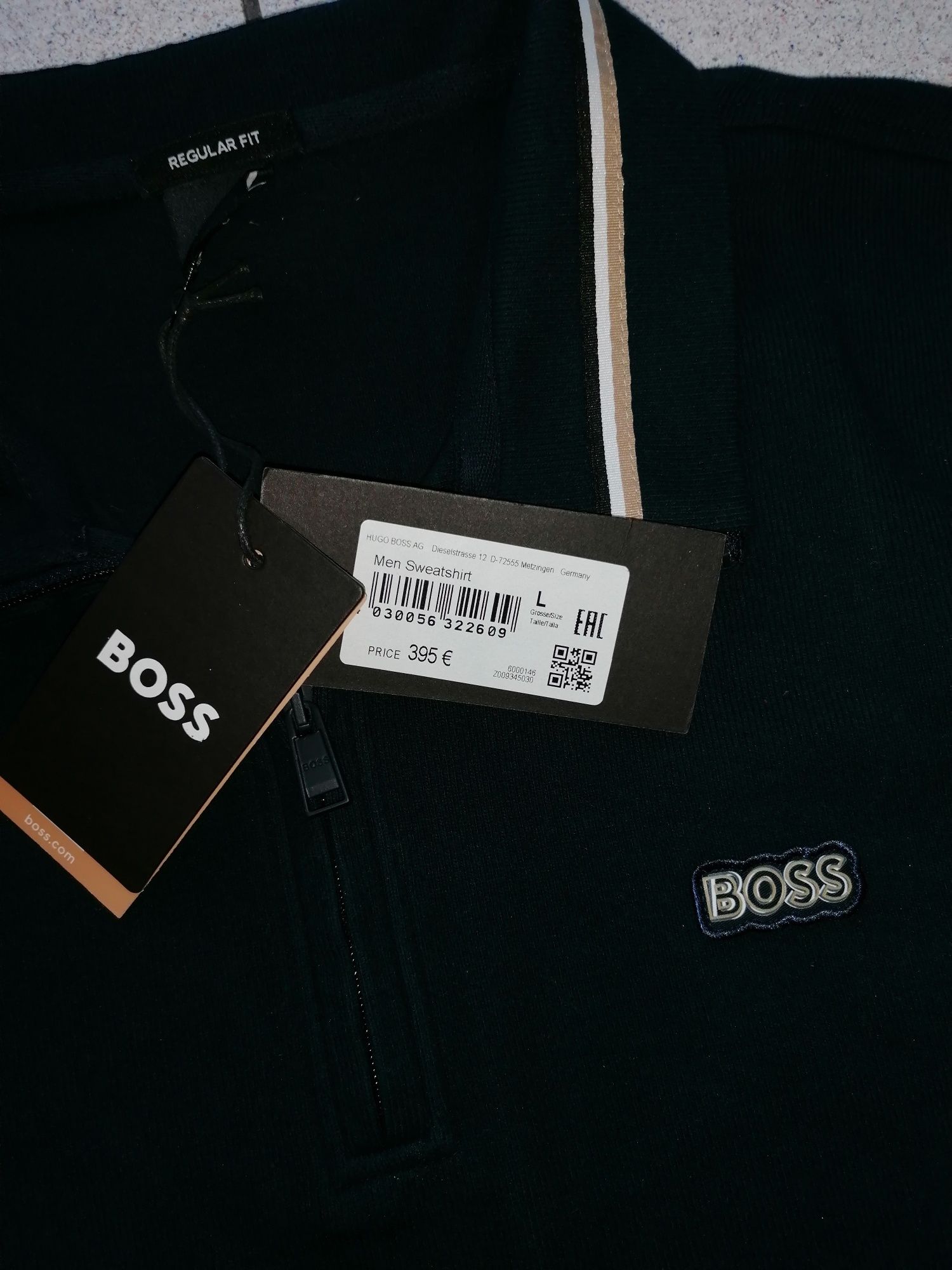 HUGO BOSS® - НОВА - мъжка блуза, плътна и топла - 50(L)